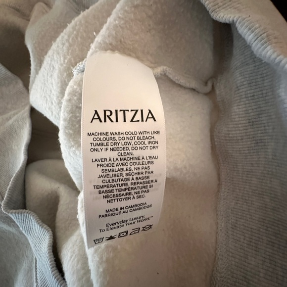 Aritzia Cozy Fleece Sweatfleece - Cream - Picture 4 of 6